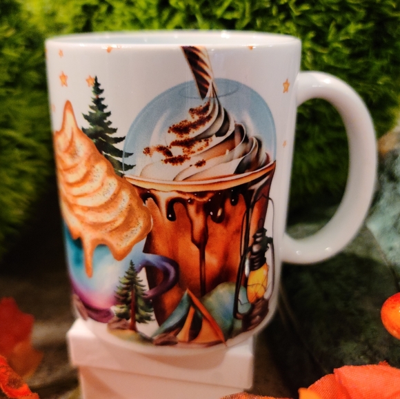 "Camp Life" Coffee Mug / Cup- 11 oz. Ceramic - Picture 3 of 4